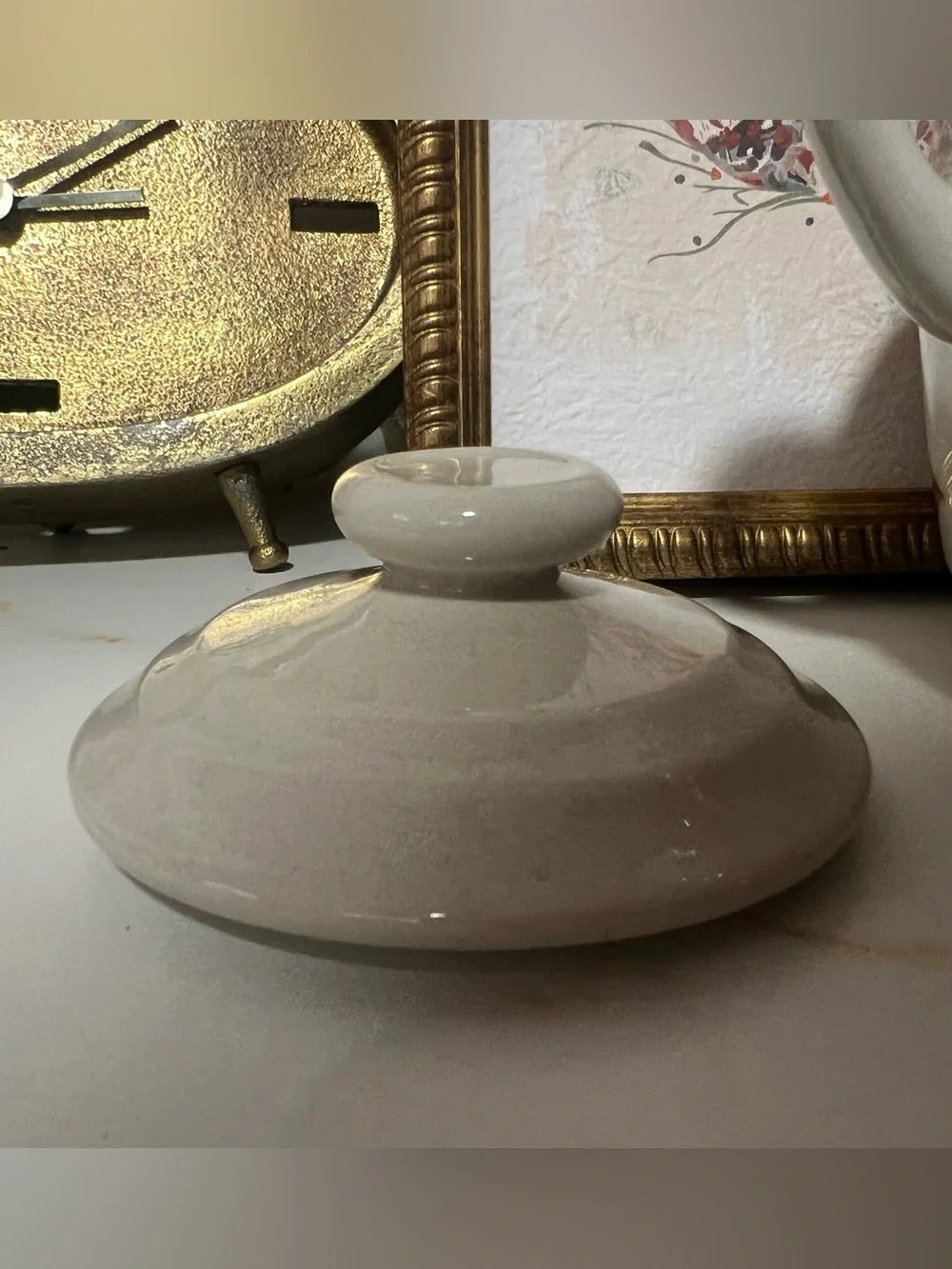 1970 Vintage Capri Stoneware Bean Pot Casserole Bake Serve N Store with Lid